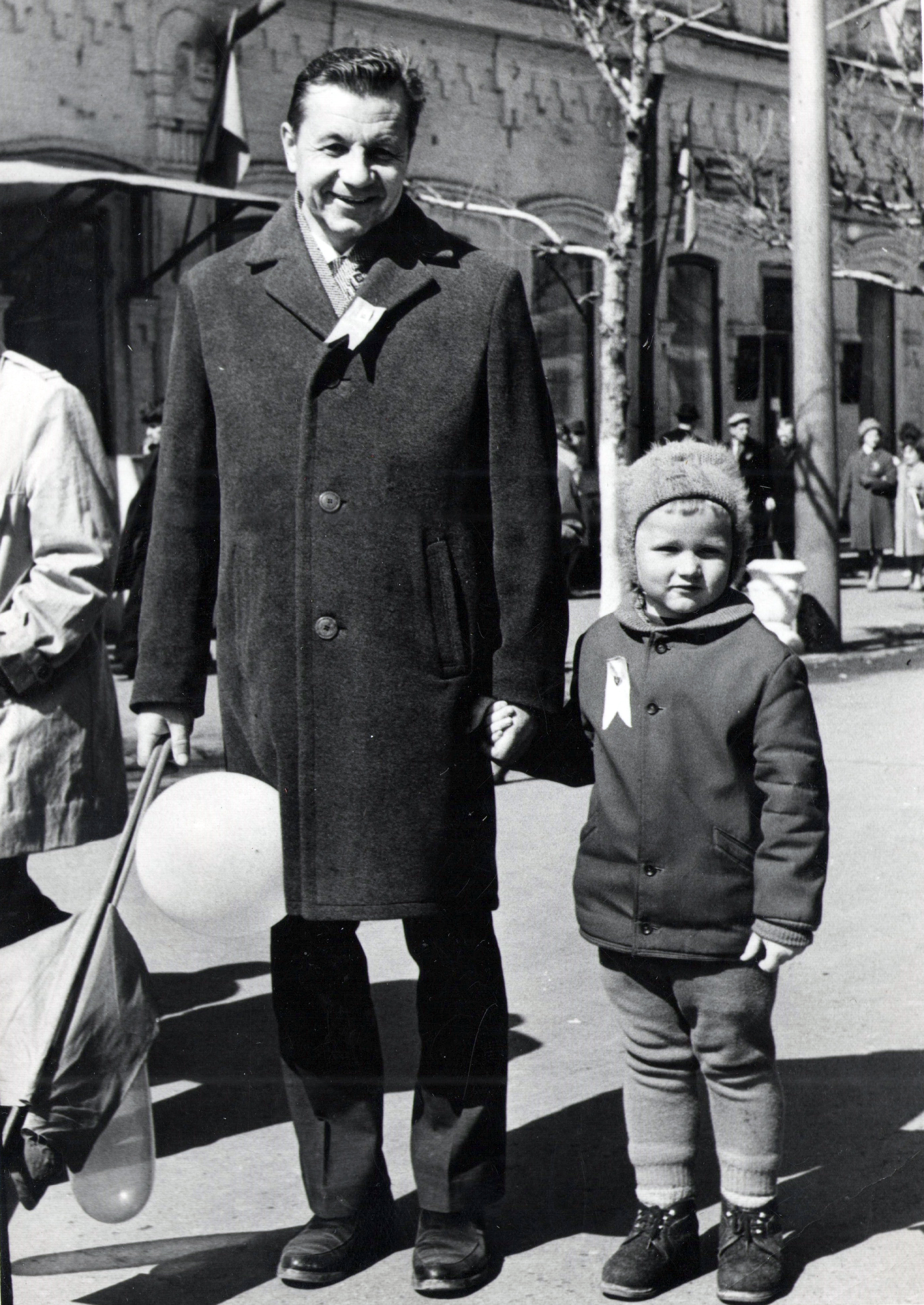 А. Ф. Полянский с сыном Алексеем, Пермь, 1967-68 годы