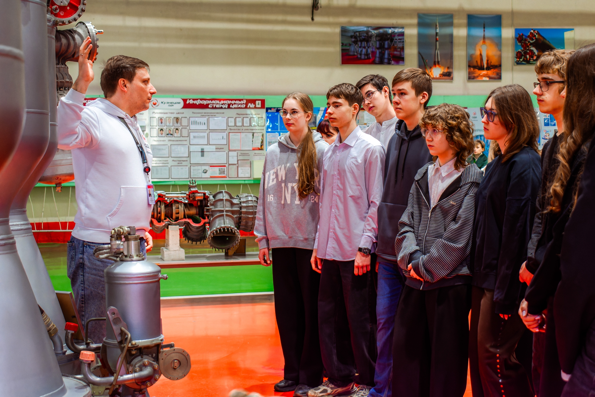 Старт «Недели без турникетов»: ОДК-Кузнецов открывает двери для школьников